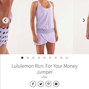 LULULEMON RUN FOR YOUR MONEY LILAC JUMPER SIZE 6